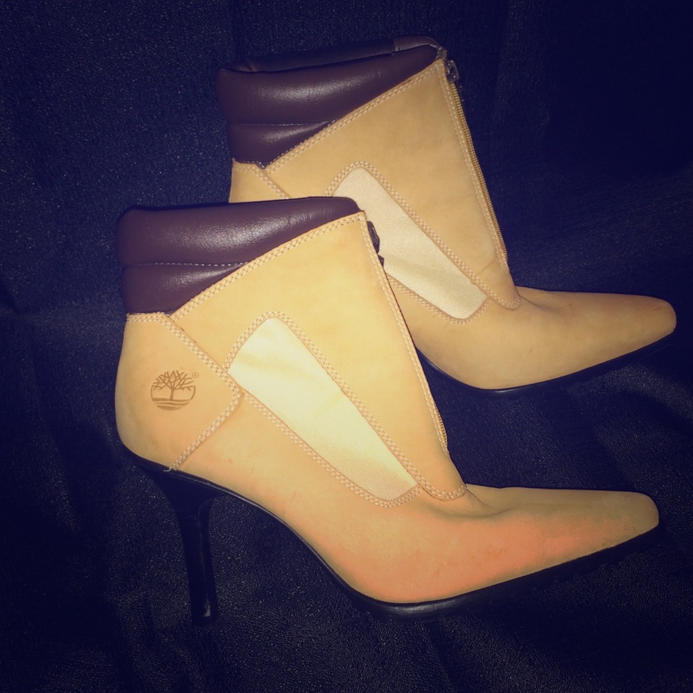Timberland Zip Up Bootie Heels